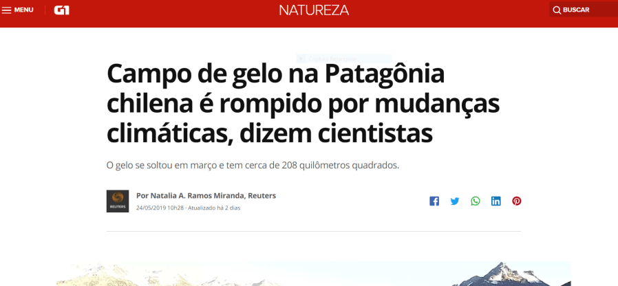 campo gelo patagonia